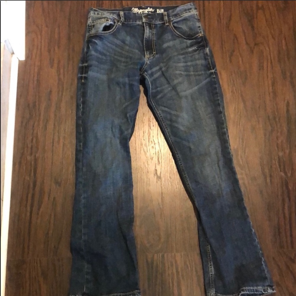 Mens 30x32 Wrangler Jeans slim boot